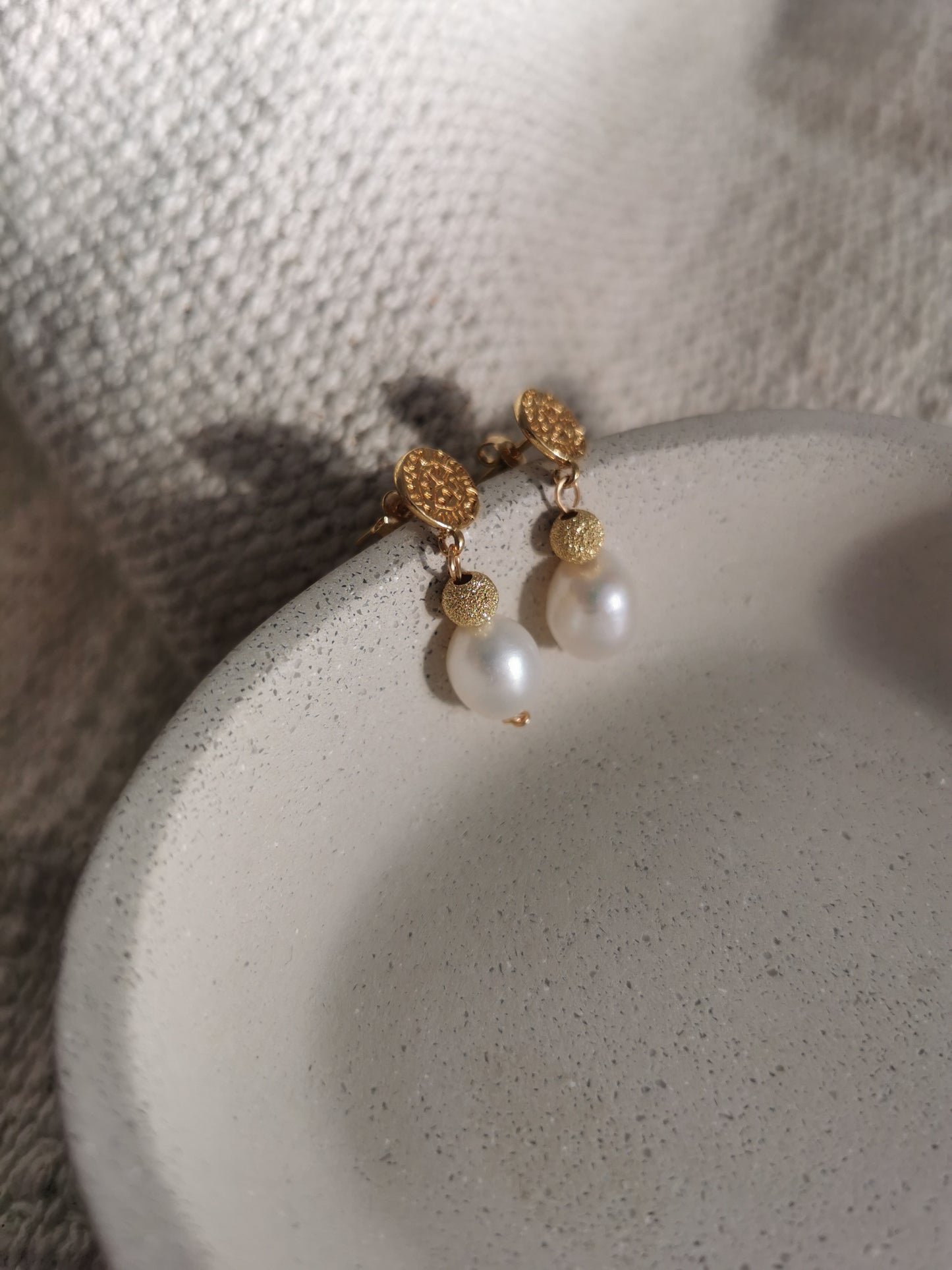 Pearl earrings