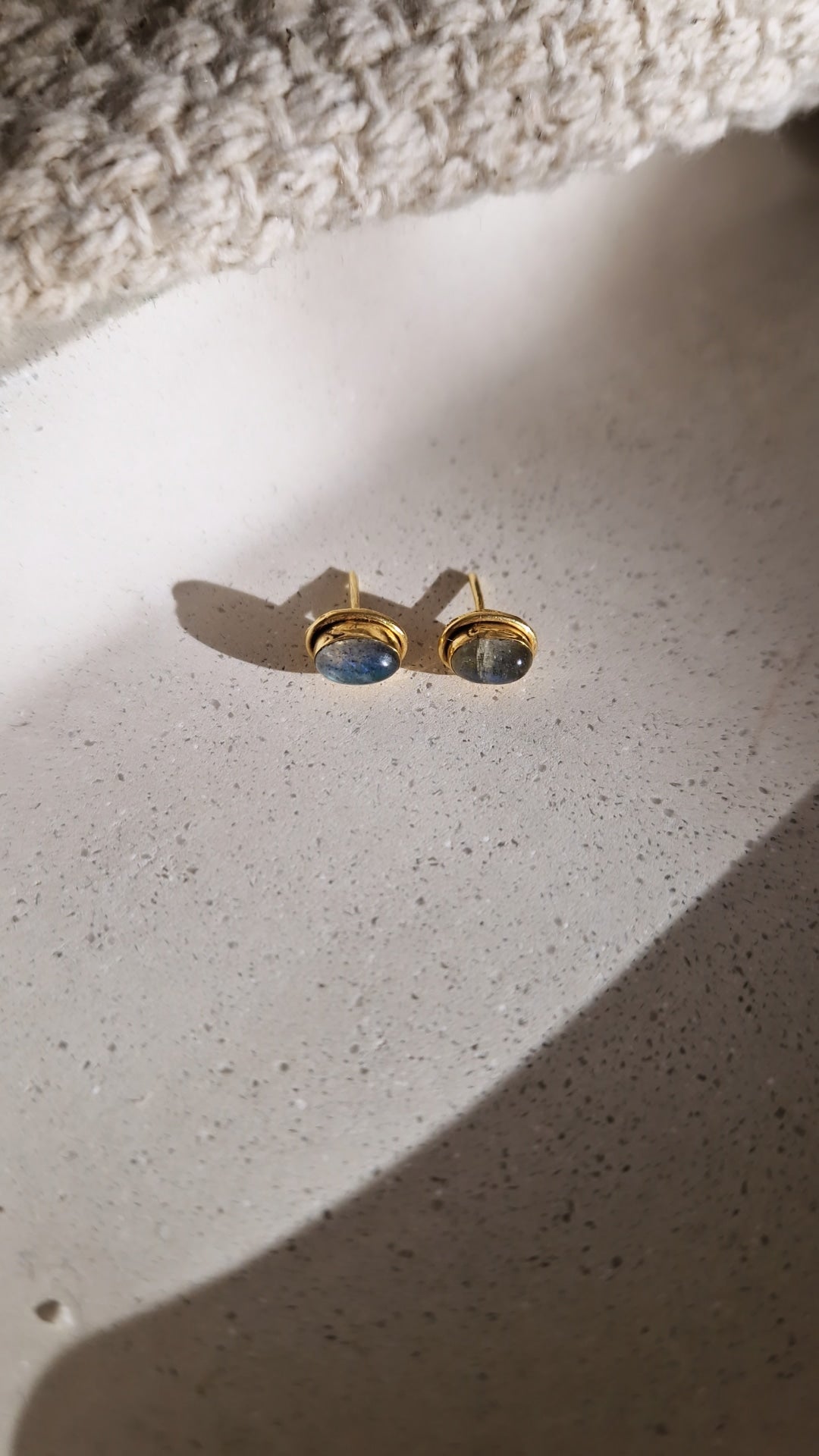 Labradorite earrings