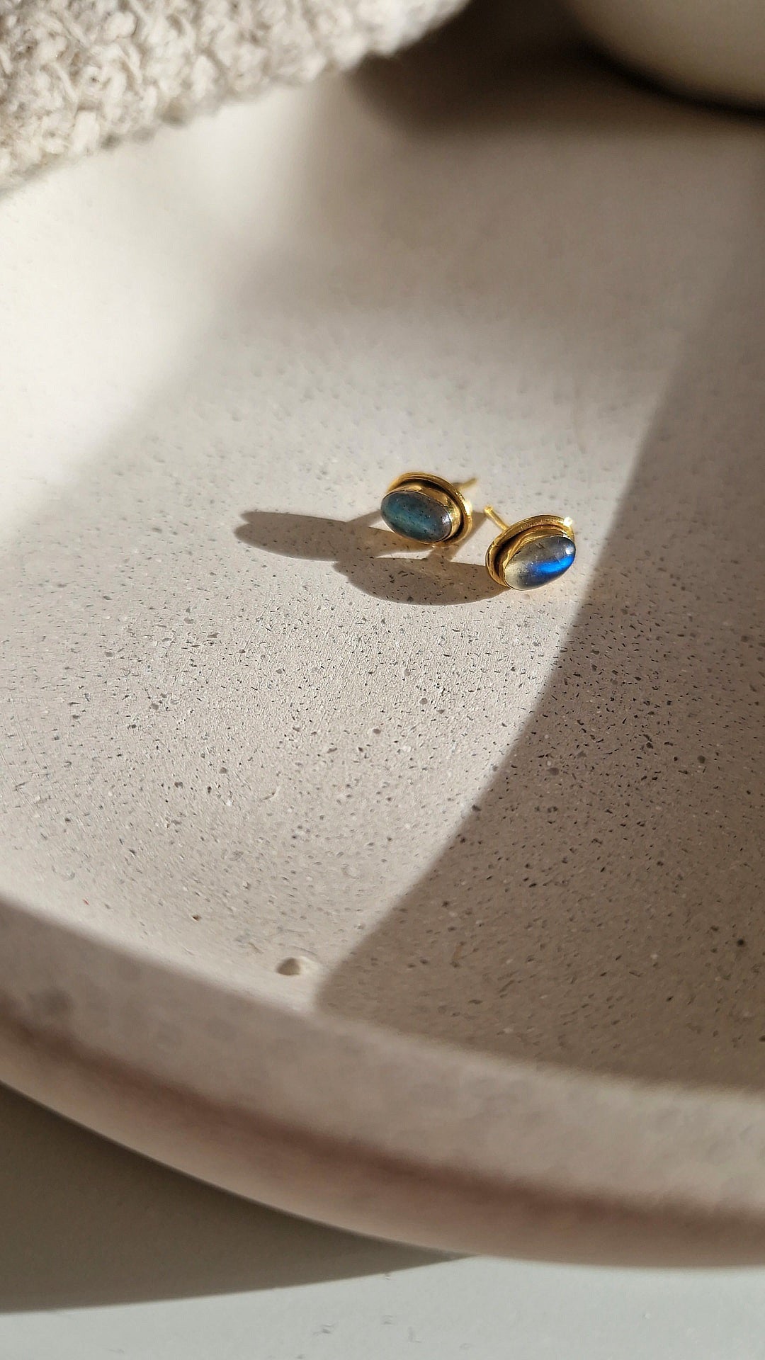 Labradorite earrings