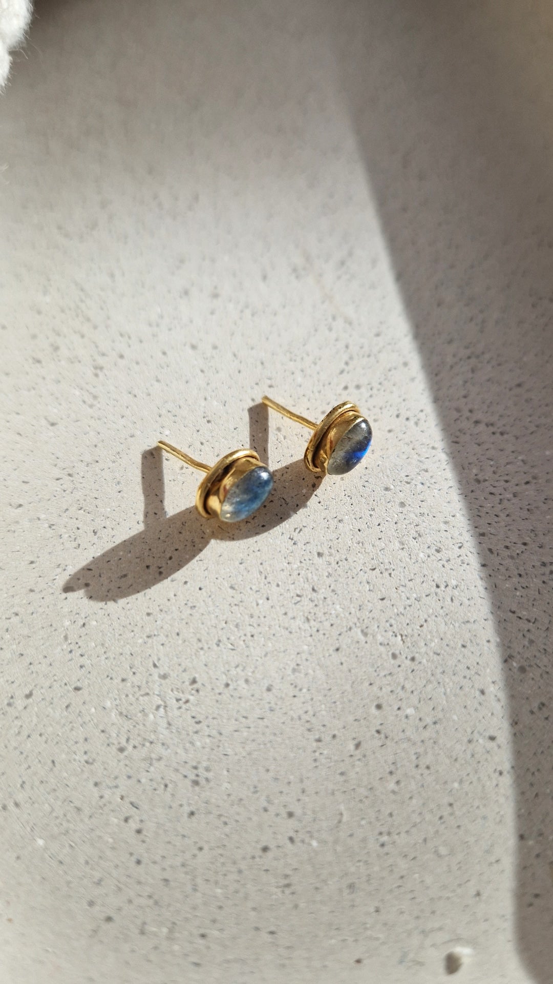 Labradorite earrings