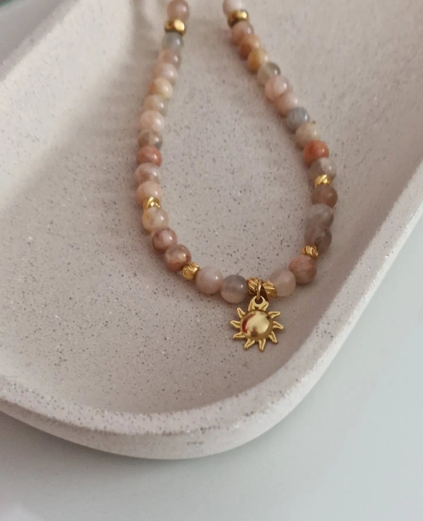Sunstone necklace