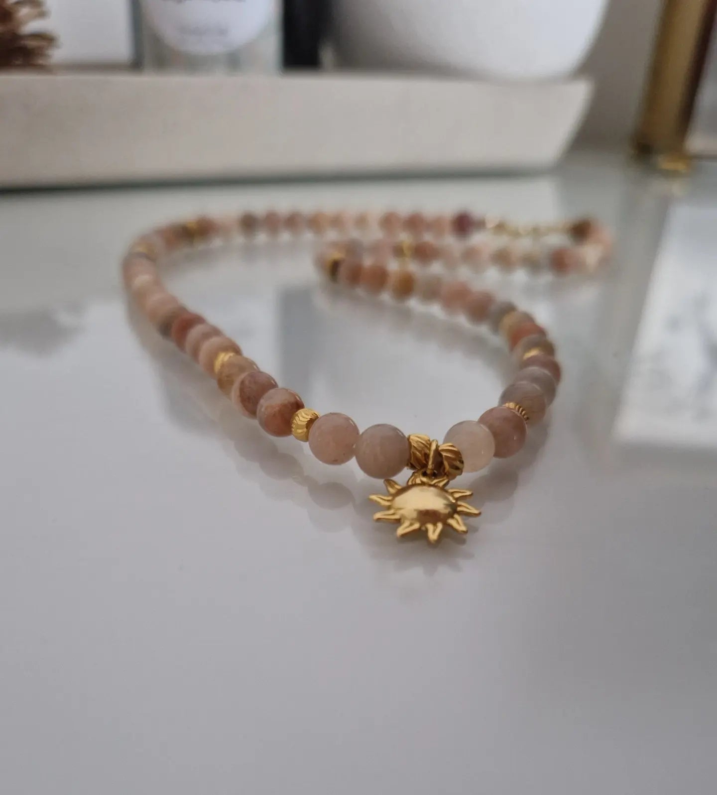 Sunstone necklace
