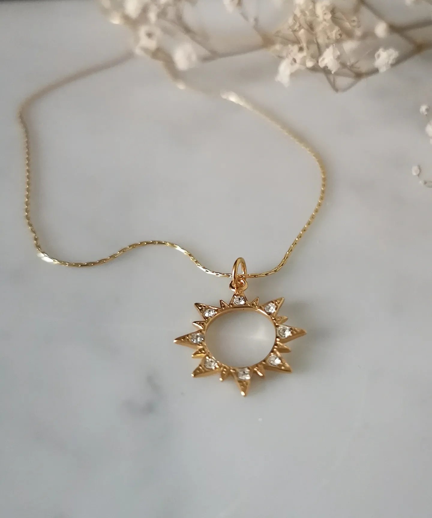Sun necklaces