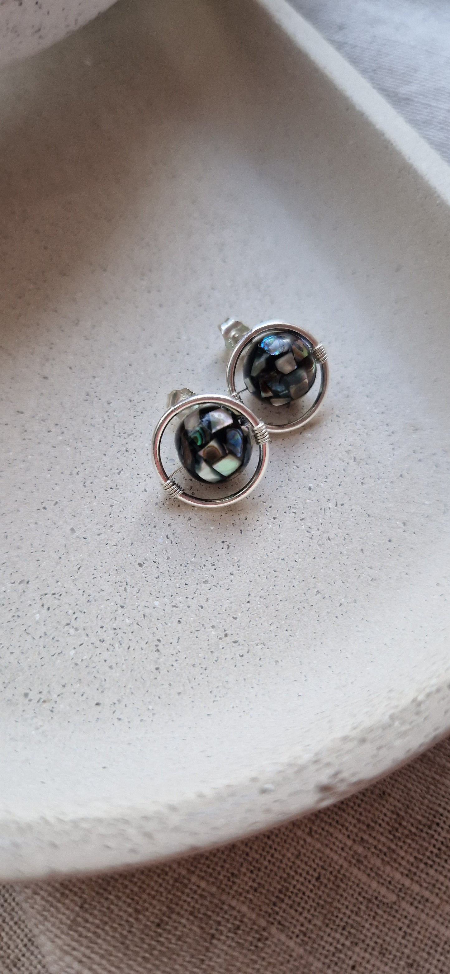 Paua earrings