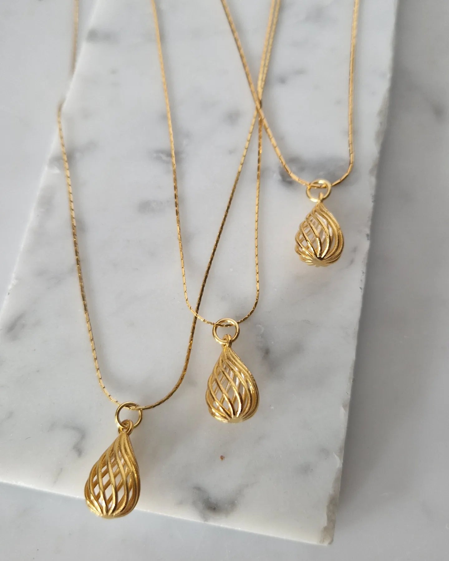 Drop necklaces