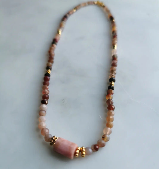 Agate Necklace Harmony