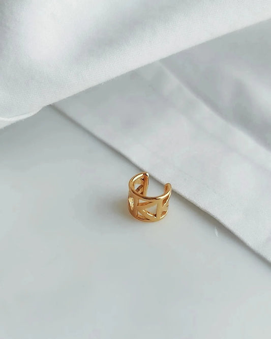 Gold ear cuff