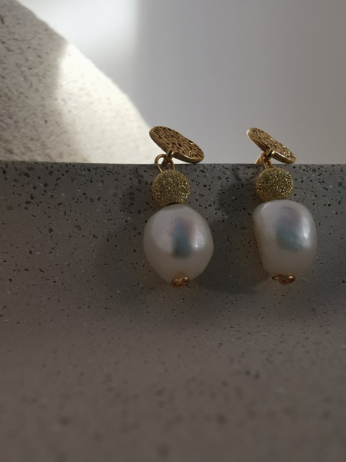 Pearl earrings