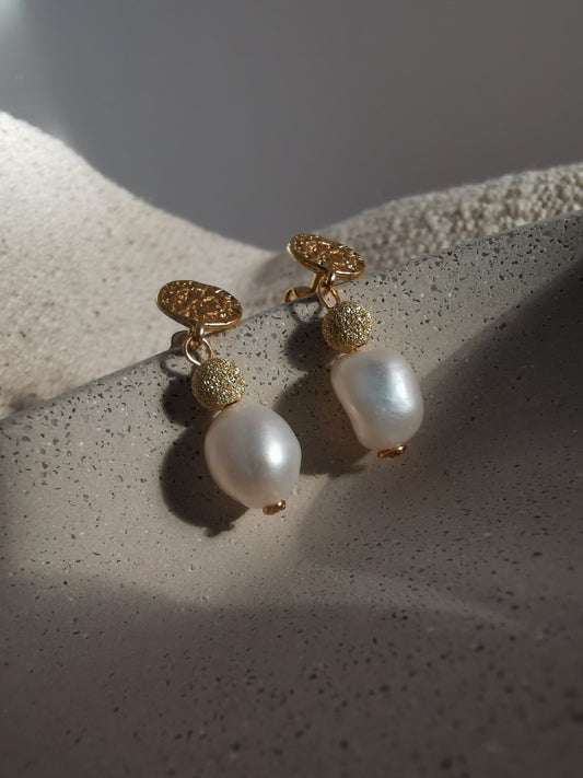 Pearl earrings
